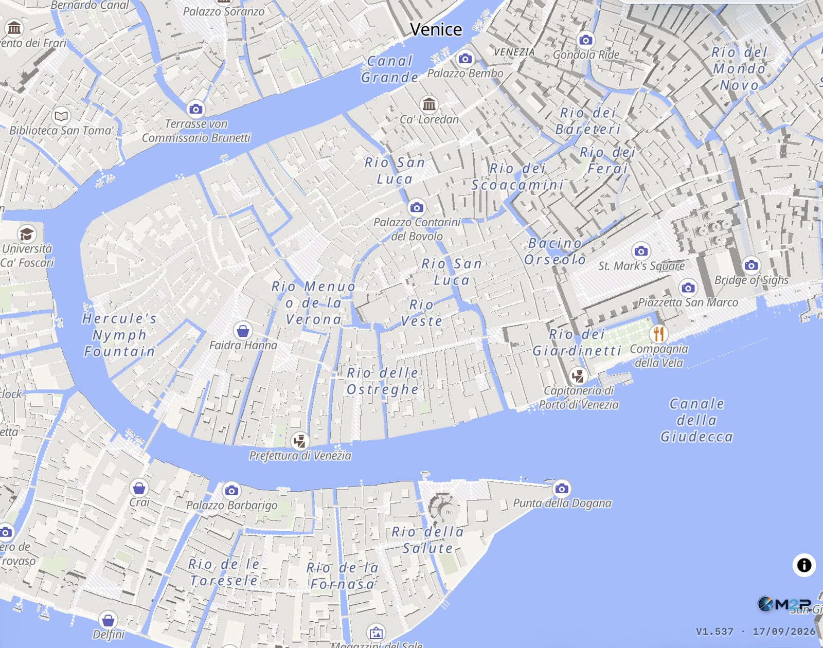 Airport ground map, runways and taxiways over the surrounding city.